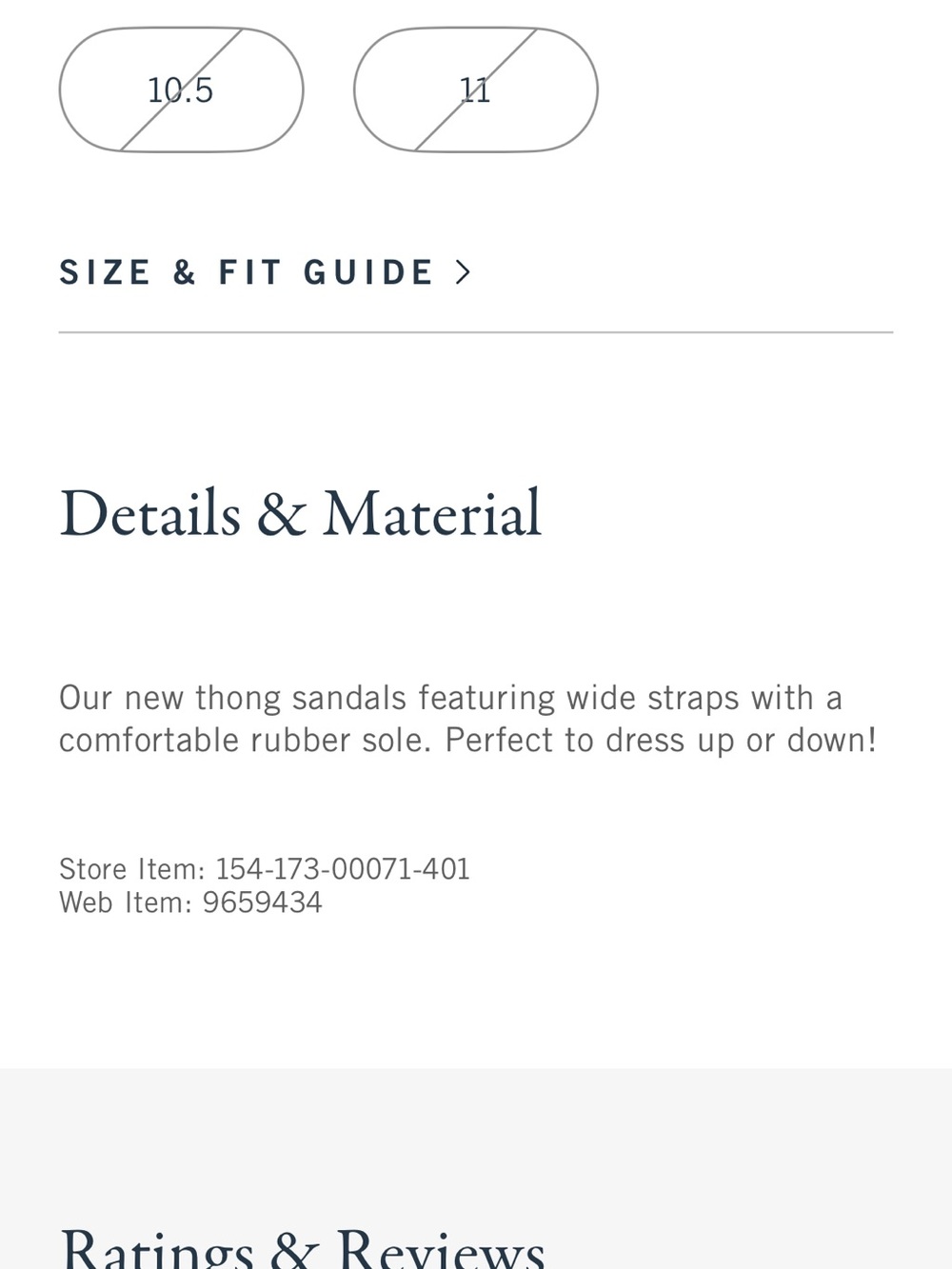 A&F Raffia Thong Sandal - Picture 8 of 8